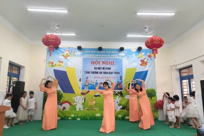 Ra mắt mô hình “Cổng trường an toàn giao thông” tại trường MN Ba Động